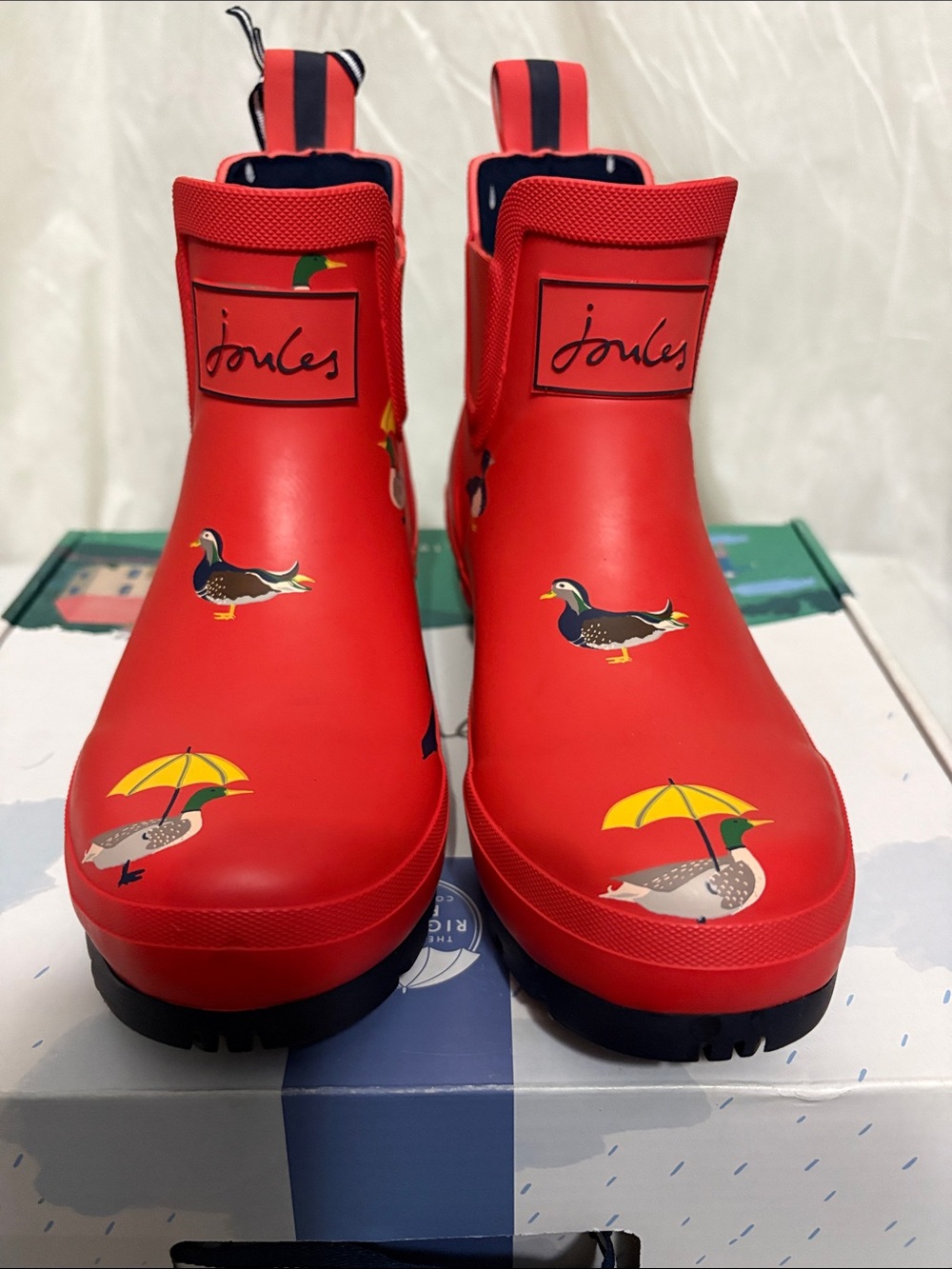 Joules Short Rain Boots size US 5 NWT